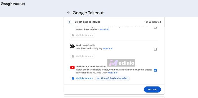 click All YouTube data included | Download Music from YouTube Music to Computer