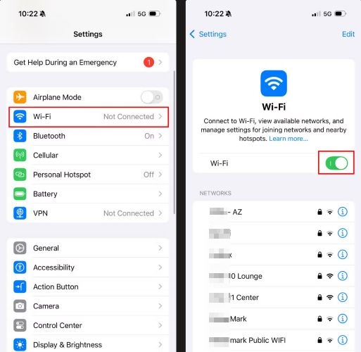 WiFi on | Spotify on Apple CarPlay