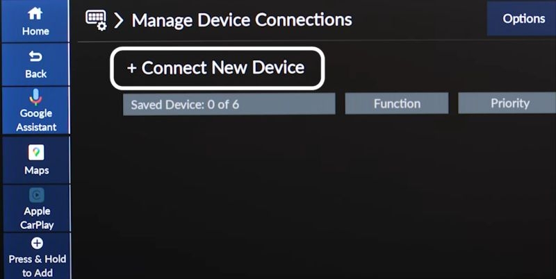 tap Add New Device | Spotify on Apple CarPlay