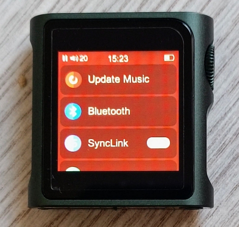 My Music interface | Shanling M0 Pro Portable Music Player