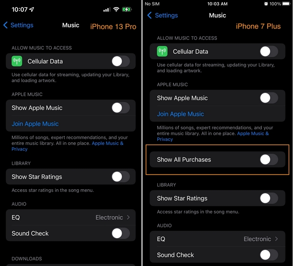 show All Purchases | where did my apple music go