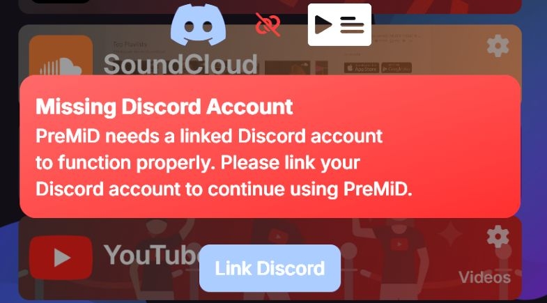 click Link Discord | Show What You're Listening to on YouTube Music on Discord
