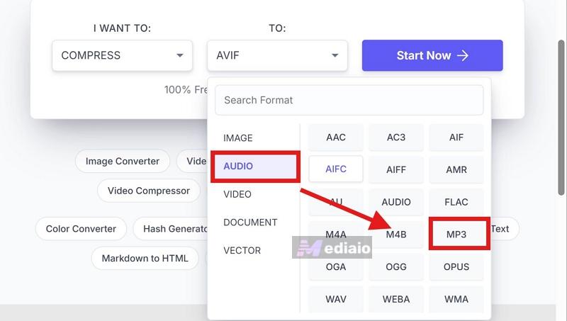 press Start Now | Shrink MP3 File Size