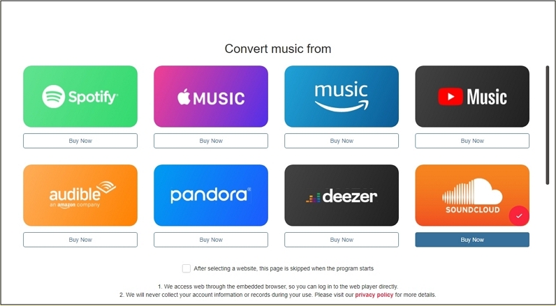pick SoundCloud