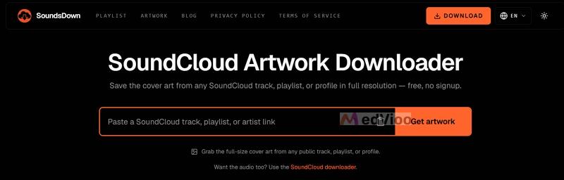 click Get artwork | SoundCloud PFP Downloaders