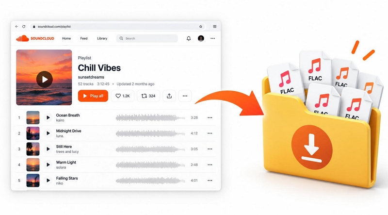 SoundCloud to FLAC