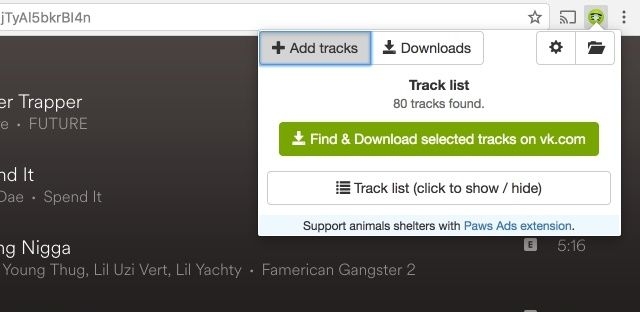 open Spotify Web Player | Spotify Downloader Chrome Extensions
