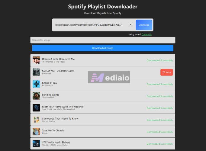 download songs one by one | Spotify Downloader Chrome Extensions
