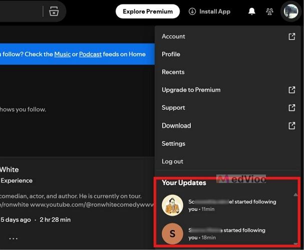 Your Updates on desktop