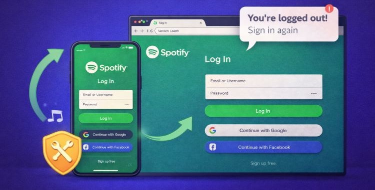 fix Spotify login issue | Why Does Spotify Keep Logging Me Out