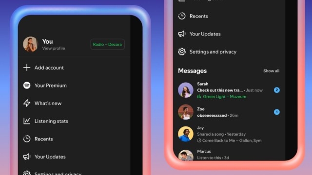 tap Messages