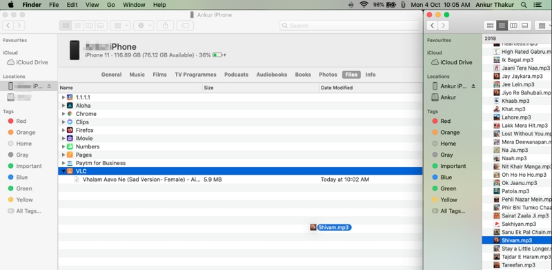 drop songs to VLC | Play Spotify on Waymo