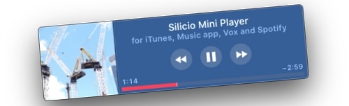 Silicio | Spotify Widgets for Mac