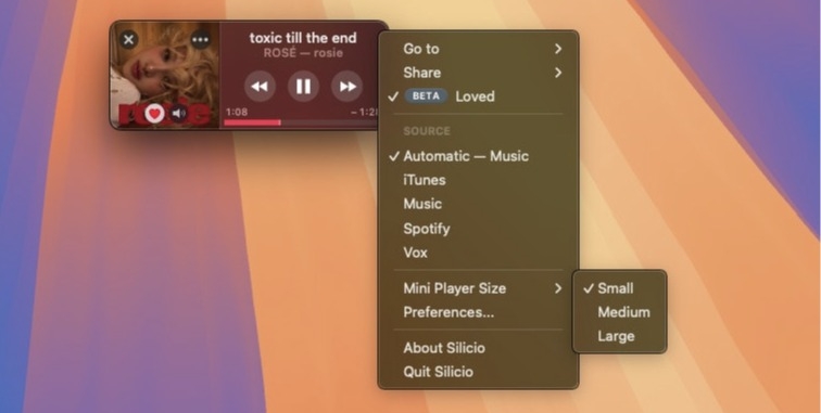 hit Done | Spotify Widgets for Mac