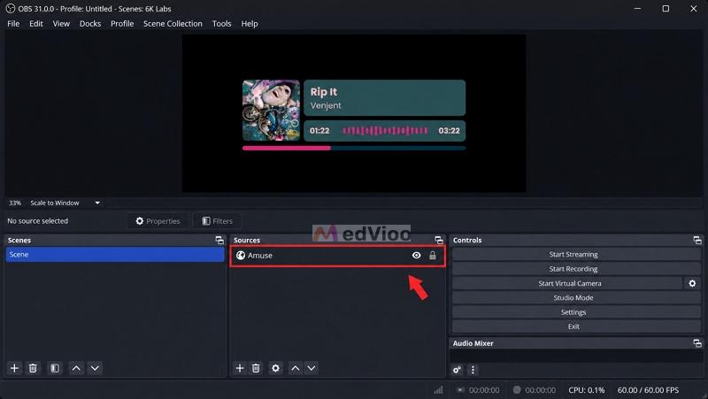 open Properties | Spotify Overlays for OBS