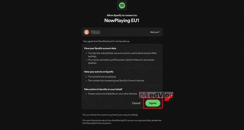 click Agree | Spotify Overlays for OBS
