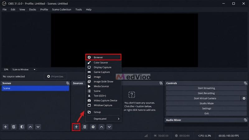 choose Browser | Spotify Overlays for OBS