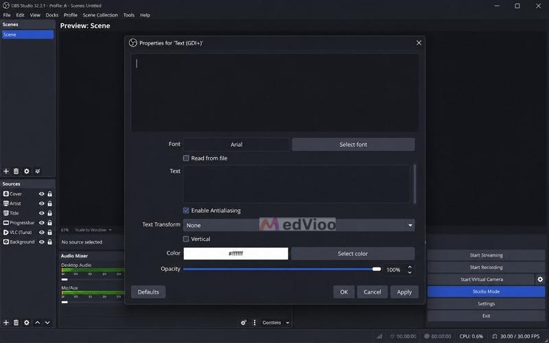 tick Read from file | Spotify Overlays for OBS
