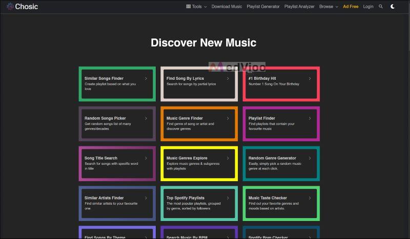 Chosic Playlist Finder | Spotify Playlist Finders