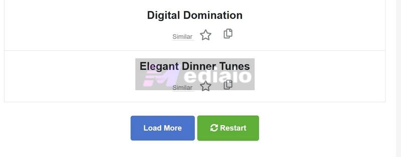 click Restart | Spotify Playlist Name Generators