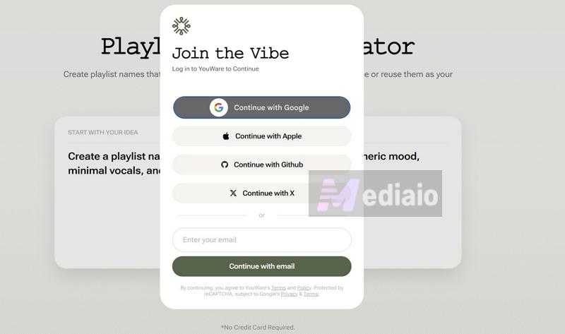 sign in YouWare | Spotify Playlist Name Generators