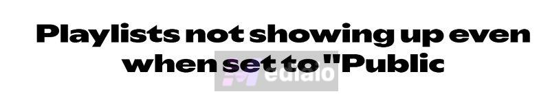 unindexed playlist | Make a Playlist Public on Spotify