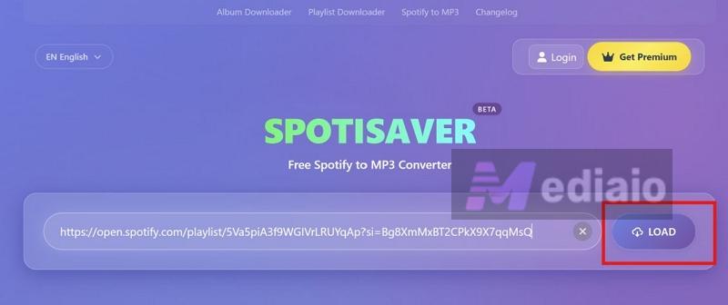 press Load | Spotify Track Downloaders