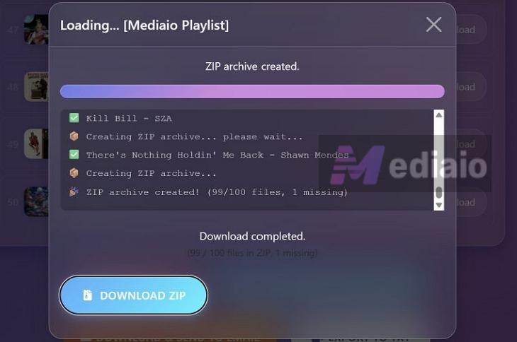 click Download ZIP | Spotify Track Downloaders