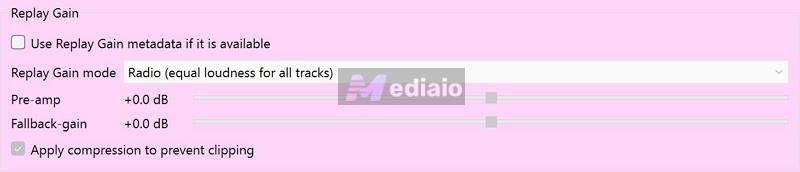 ReplayGain | Strawberry Music Player