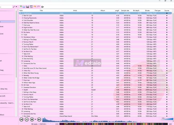 right side | Strawberry Music Player