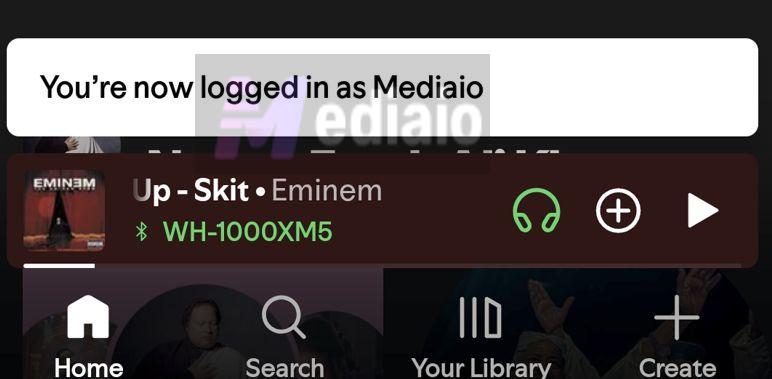 You’re now logged in as display name | Add and Switch Accounts on Spotify