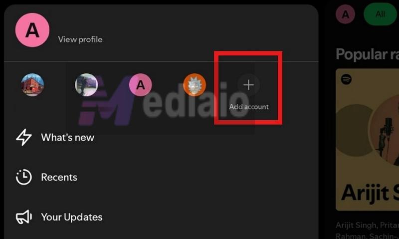 move between Spotify accounts | Add and Switch Accounts on Spotify