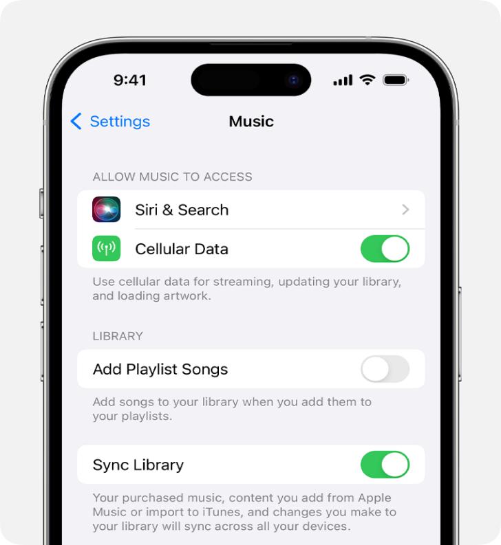 Ensure Sync Library | how to recover deleted playlist on apple music