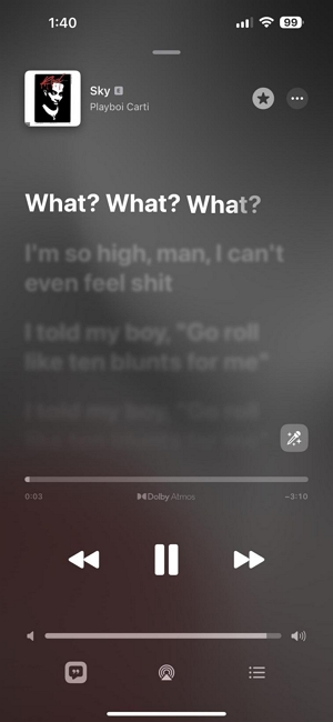 Synced lyrics |sync lyrics on apple music