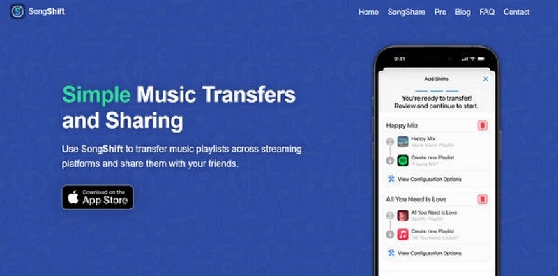 SongShift | amazon music to spotify