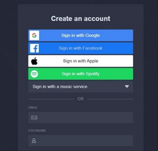 Access Soundiiz | amazon music to spotify