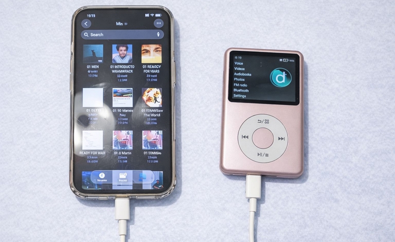 insert adapter | Transfer Music to MP3 Player