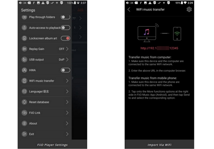 use browser | Transfer Music to MP3 Player