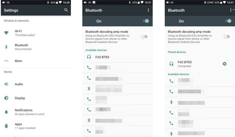 open Settings | Transfer Music to MP3 Player