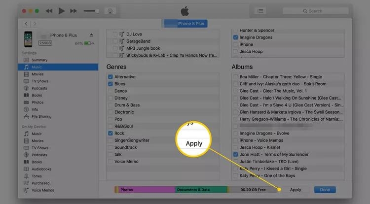click Apply | Transfer Music from PC to iPhone Without iTunes