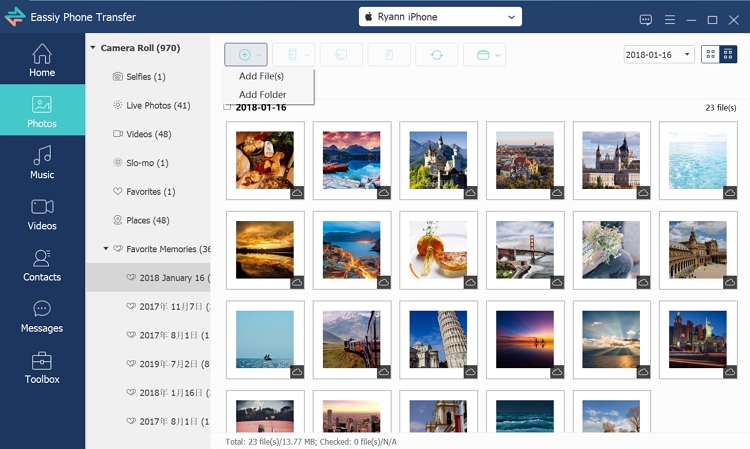 choose Music | Transfer Music from PC to iPhone Without iTunes