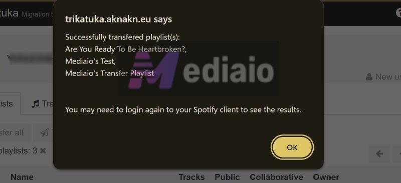 click log out and back into Spotify | Transfer Spotify Playlist to Another Spotify Account