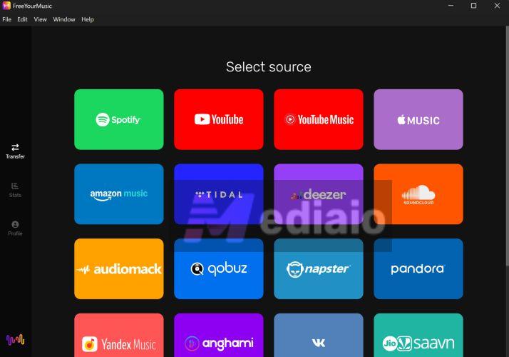 select Spotify | Transfer Spotify Playlist to Another Spotify Account