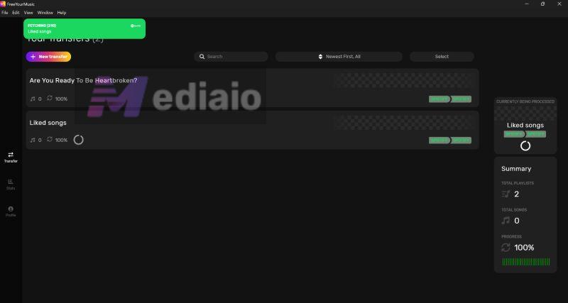 complete transfer | Transfer Spotify Playlist to Another Spotify Account