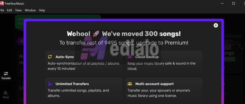 update FreeMyMusic subscription | Transfer Spotify Playlist to Another Spotify Account