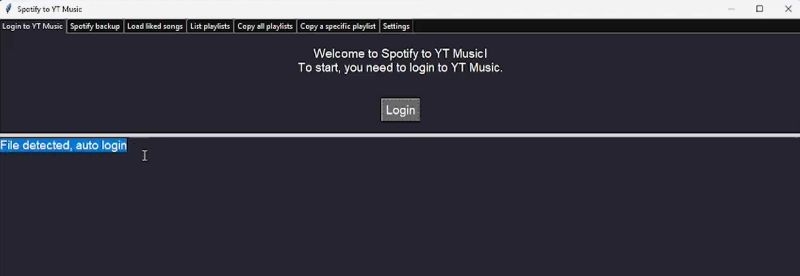 start spotify_to_ytmusic | Transfer Spotify Playlists to YouTube Music