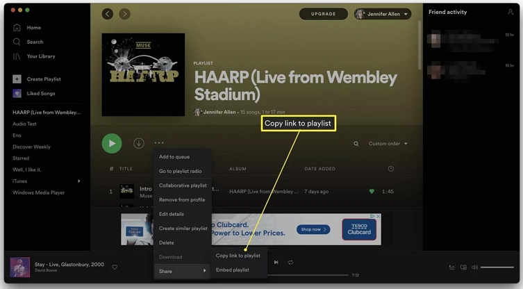 copy Spotify playlist link | Transfer Spotify Playlists to YouTube Music