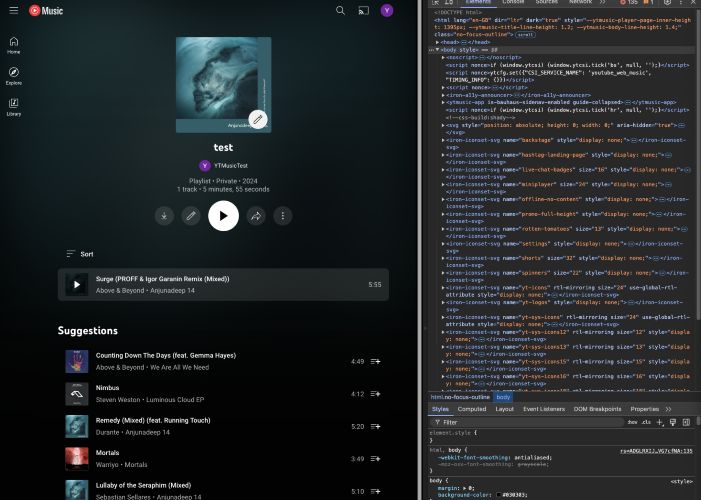 press F12 | Transfer Spotify Playlists to YouTube Music