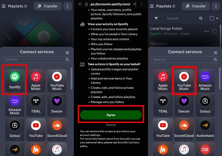 link YouTube Music | Transfer Spotify Playlists to YouTube Music