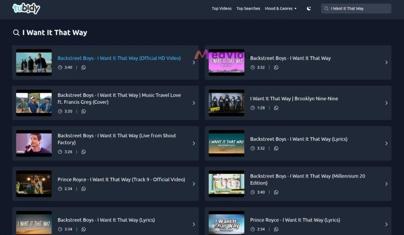 click tile | Tubidy MP3 Music Downloader